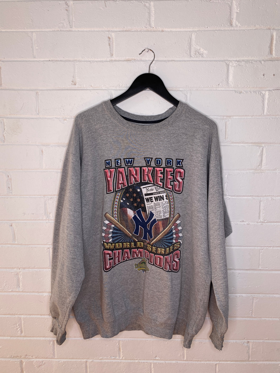 grey new york yankees sweater